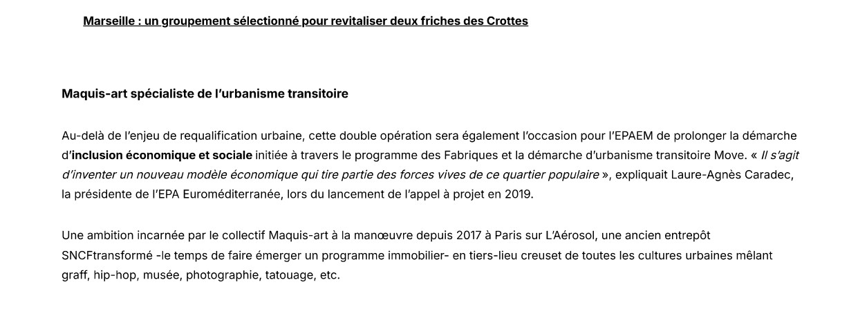 Marseille : Histoire & Patrimoine va semer 40 logements dans la Tulipe (mesinfos.fr) – 4 août 2023